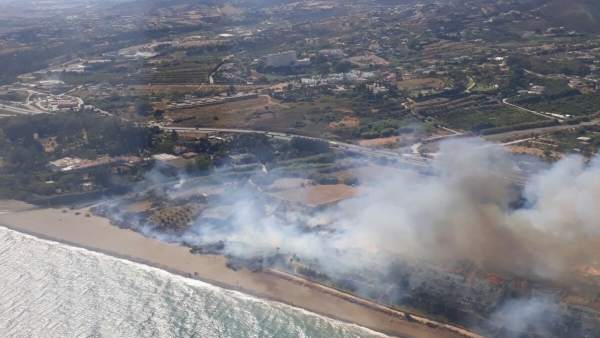 Incendio en Estepona Incendio en Estepona