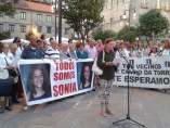 Concentración y marnifestación en apoyo a la familia de Sonia Iglesias