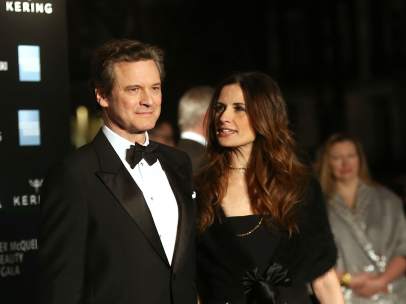 Colin Firth y Livia Giuggioli