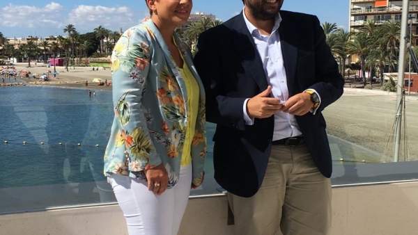 Noelia Arroyo y Fernando López Miras Noelia Arroyo y Fernando López Miras
