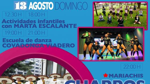 Cartel del domingo 13 de agosto del Festival Intercultural de Santander Cartel del domingo 13 de agosto del Festival Intercultural de Santander