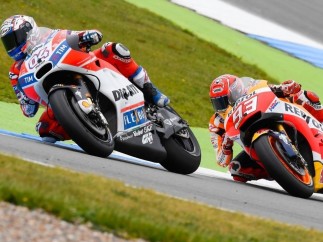 Andrea Dovizioso y Marc Márquez