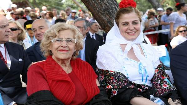 Manuela Carmena en San Isidro Manuela Carmena en San Isidro