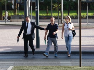 Francesco Arcuri, ex de Juana Rivas, llega al juzgado de Granada