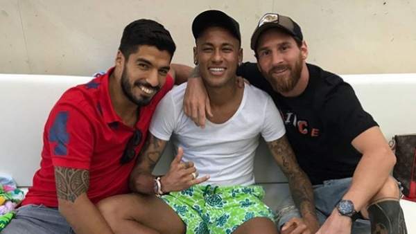 Luis Suárez, Neymar y Messi Luis Suárez, Neymar y Messi