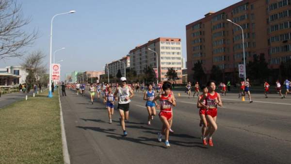 Imagen del maratón de Pyongyang Imagen del maratón de Pyongyang