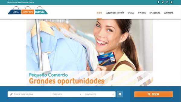 Página de inicio de la web Página de inicio de la web