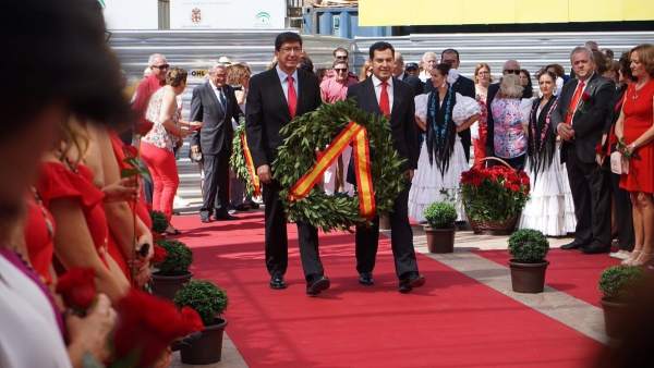 Juan Marín y Juanma Moreno, hoy en Almería Juan Marín y Juanma Moreno, hoy en Almería