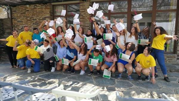 Alumnos del curso de inmersión en lengua inglesa de Iberdrola Alumnos del curso de inmersión en lengua inglesa de Iberdrola