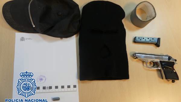 El material de los detenidos El material de los detenidos