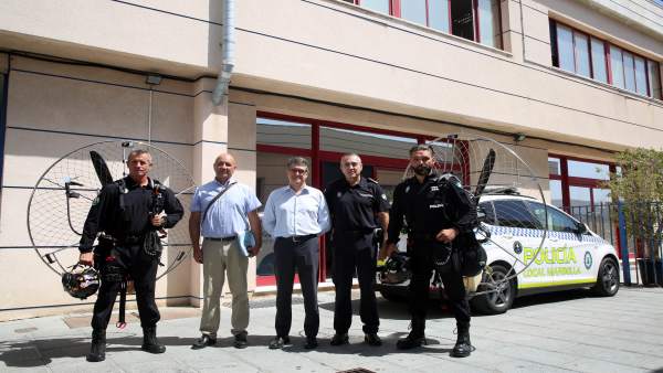 Unidades de la Policía Local de Marbella de Paramotor Unidades de la Policía Local de Marbella de Paramotor