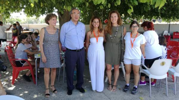 Martí March visita a los alumnos del campamento de verano Martí March visita a los alumnos del campamento de verano