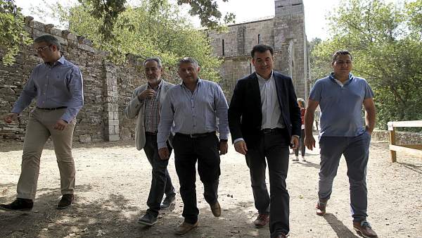 Visita de Román Rodríguez a Carboeiro Visita de Román Rodríguez a Carboeiro