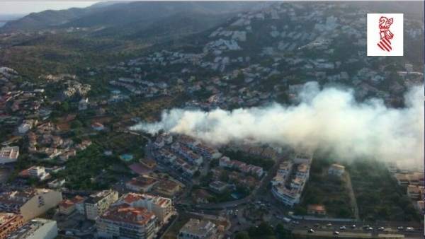 Instantánea del incendio Instantánea del incendio