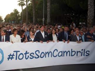 Manifestación en Cambrils