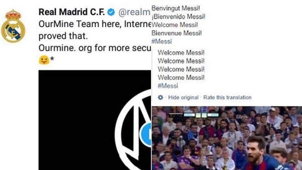 Hackeo a la cuenta del Madrid Hackeo a la cuenta del Madrid