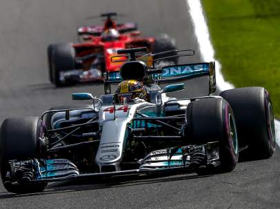 Hamilton y Vettel