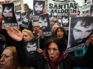 Santiago Maldonado, protestas, manifestación, Argentina