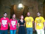 Eva Frade y el colectivo de Orgull Llonguet