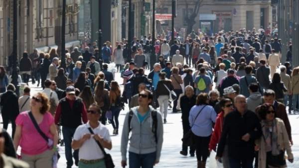 Portal de l'Àngel, Barcelona, comercio, tiendas, turistas. Portal de l'Àngel, Barcelona, comercio, tiendas, turistas.