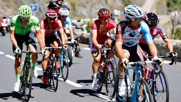 Nibali en la tercera etapa de la Vuelta a España Nibali en la tercera etapa de la Vuelta a España