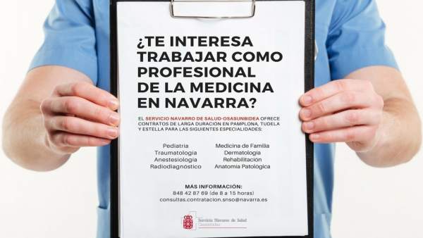 Imagen de la campaña de captación de profesionales de Medicina. Imagen de la campaña de captación de profesionales de Medicina.