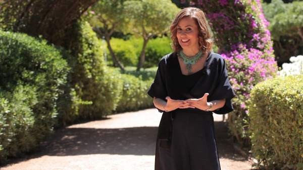 La escritora Maria de la Pau Janer La escritora Maria de la Pau Janer