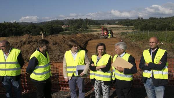 Inicio de las obras en la variante de Aradas Inicio de las obras en la variante de Aradas