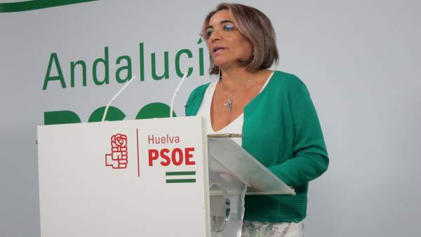 Pepa González Bayo, en rueda de prensa. Pepa González Bayo, en rueda de prensa.