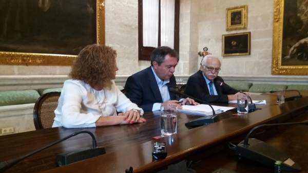 Rueda de prensa del alcalde de Sevilla, Juan Espadas Rueda de prensa del alcalde de Sevilla, Juan Espadas