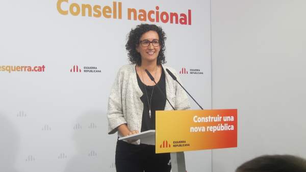 La secretaria general de ERC, Marta Rovira. La secretaria general de ERC, Marta Rovira.