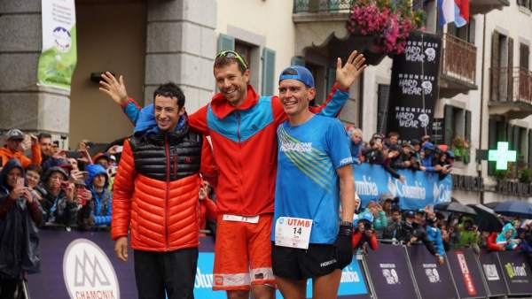 D'Haene, Kilian Jornet y Tim Tollefson D'Haene, Kilian Jornet y Tim Tollefson