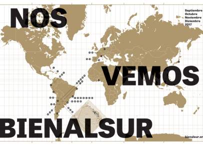 Cartografía de BIENALSUR