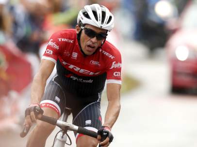 Alberto Contador, en la Vuelta