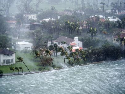 La fuerza de Irma en Florida