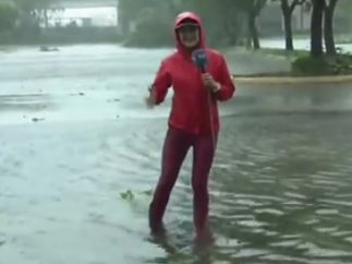 Almudena Ariza informa del huracán Irma