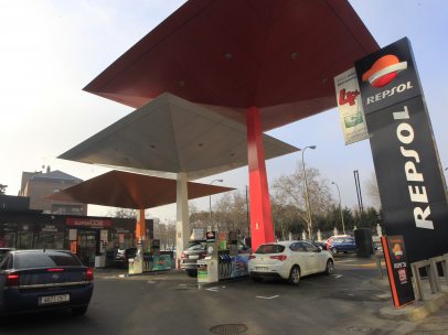 Una gasolinera de Repsol