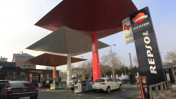 Una gasolinera de Repsol Una gasolinera de Repsol