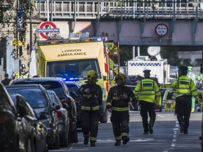 Explosión en el metro de Londres