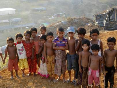 Niños rohinyás