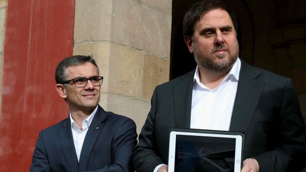 Josep Maria Jové Lladó y Oriol Junqueras Josep Maria Jové Lladó y Oriol Junqueras