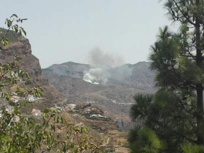 Conato de incendio en Tejeda