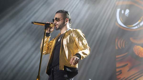 Maluma durante su concierto en el Wizink Centre de Madrid Maluma durante su concierto en el Wizink Centre de Madrid