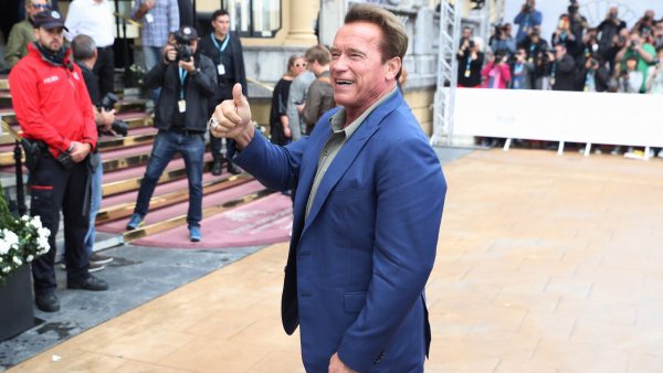 Schwarzenegger, en San Sebastián Schwarzenegger, en San Sebastián