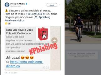 Bulo sobre Coca Cola.