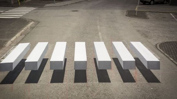 Paso de peatones en 3D Paso de peatones en 3D