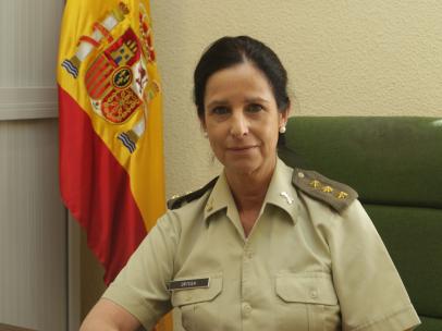 Patricia Ortega, la primera coronel del Ejército de Tierra
