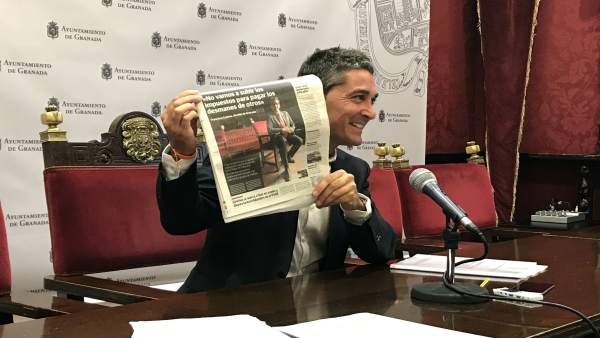 El portavoz municipal de Ciudadanos, Manuel Olivares El portavoz municipal de Ciudadanos, Manuel Olivares