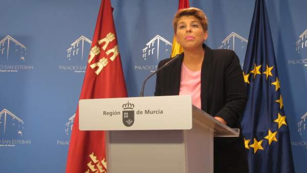 La consejera Noelia Arroyo comparece tras Consejo La consejera Noelia Arroyo comparece tras Consejo