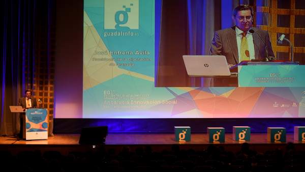 El presidente de Diputación de Granada en el Encuentro Guadalinfo 2017 El presidente de Diputación de Granada en el Encuentro Guadalinfo 2017